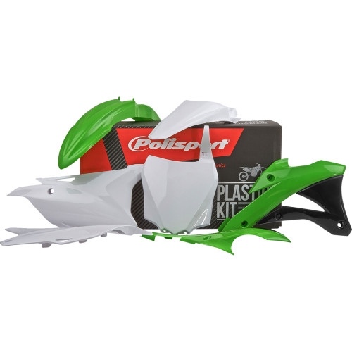 Polisport Body Kit - Complete - '14 - '15 Oem Green/White/Black - Kx 85 90632 Polisport Body Kit - Complete - '14 - '15 Oem Green/White/Black - Kx 85 90632