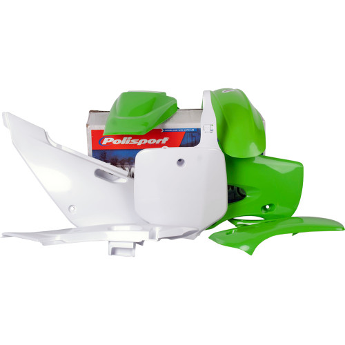 Polisport Body Kit - Complete - Oem Green/White - Klx 110 90056 Polisport Body Kit - Complete - Oem Green/White - Klx 110 90056