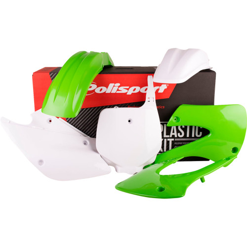Polisport Body Kit - Complete - Oem Green/White - Kx 85 90541 Polisport Body Kit - Complete - Oem Green/White - Kx 85 90541