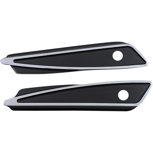 Covingtons Saddlebag Hinge Cover - Ripper - Black C1810-B