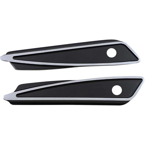 COVINGTONS C1810B Covingtons Saddlebag Hinge Cover - Ripper - Black C1810-B