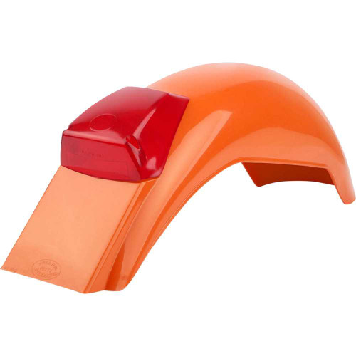 POLISPORT 8555700001 Polisport Fender - Rear - Enduro - Pumpkin Orange 8555700001