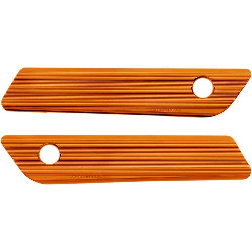 Arlen Ness Saddlebag Latch Covers - Orange 03-610