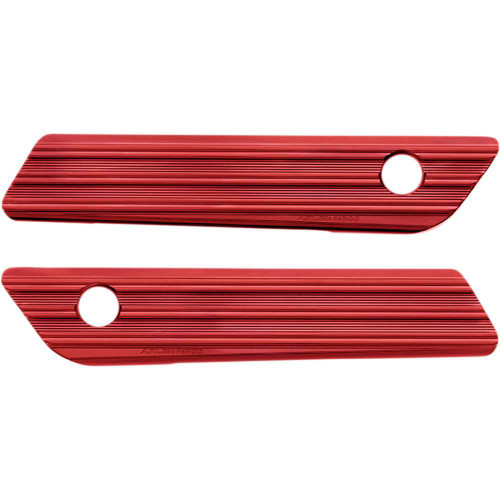 ARLEN NESS 03616 Arlen Ness Saddlebag Latch Covers - Red 03-616