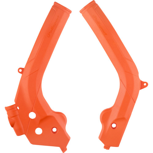 Polisport Frame Guards - Orange - Husqvarna/Ktm 8466600002 Polisport Frame Guards - Orange - Husqvarna/Ktm 8466600002