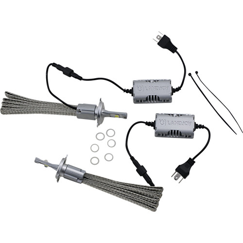 Brite-Lites L9 Led Conversion Headlight Bulb With Flexible Heatsink - H4 Bl-L9Ledh4