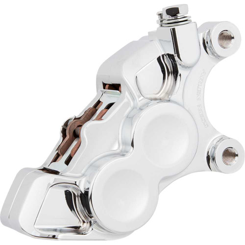 ARLEN NESS 02222 Arlen Ness 4-Piston Caliper - Front Right - 11.8" - Chrome 02-222