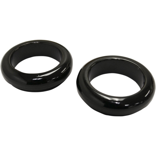 La Choppers Fork Boot Cover - 39 Mm - Gloss Black Powder Coat La-7503-39B