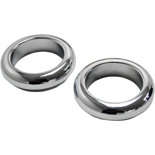 LA CHOPPERS LA750339 La Choppers Fork Boot Cover - 39 Mm - Chrome La-7503-39