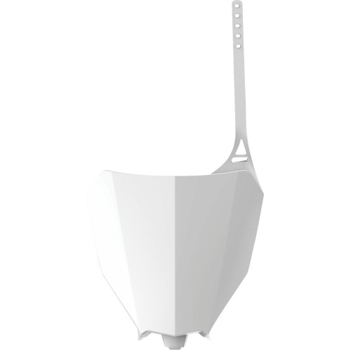 Polisport Number Plate - Restyle - White - Cr 125R/250R 8666300001 Polisport Number Plate - Restyle - White - Cr 125R/250R 8666300001