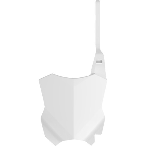 POLISPORT 8665900011 Polisport Number Plate - Restyle - White - Kx 125/450 8665900011