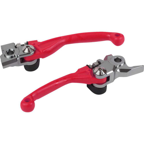 POLISPORT 8487200003 Polisport Pivot Unbreakable Lever Set - '04 Cr Red 8487200003