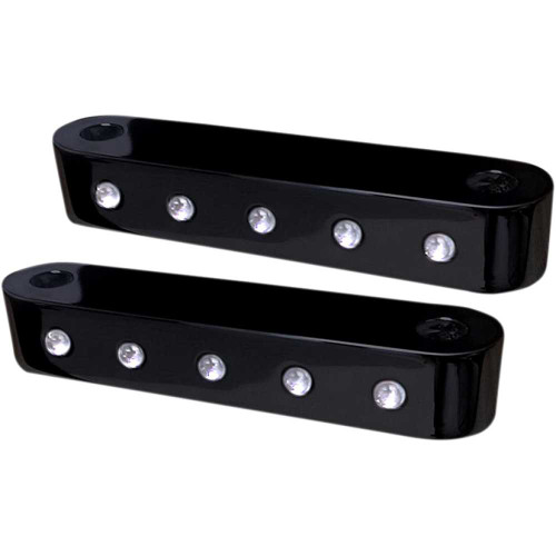 COVINGTONS C1103B Covingtons Front Fender Spacers - Dimpled - Black C1103-B