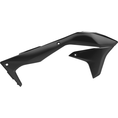 Polisport Radiator Cover - Black - Kx 450F 8418300003 Polisport Radiator Cover - Black - Kx 450F 8418300003