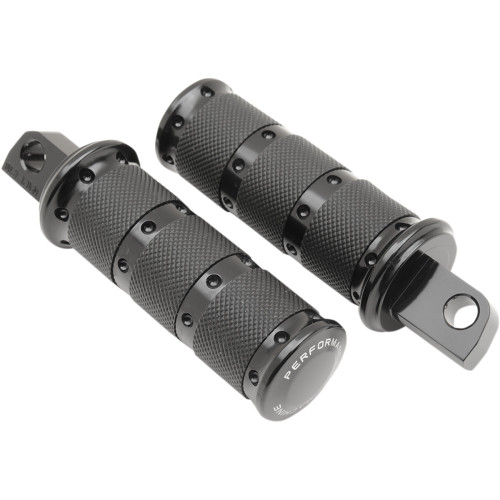 Performance Machine (Pm) Footpegs - Black - Xls 0035-1161-B