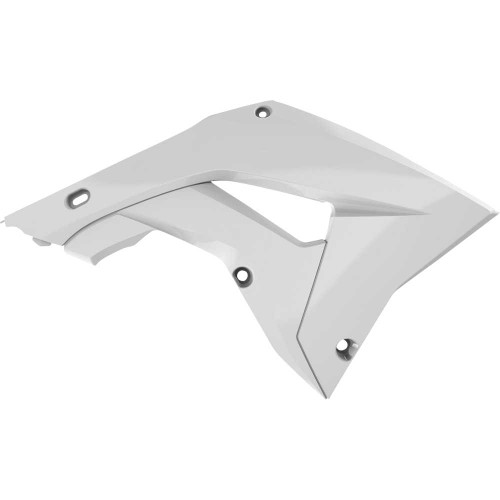 POLISPORT 8421600002 Polisport Radiator Cover - Restyle - White - Cr 125R/250R 8421600002