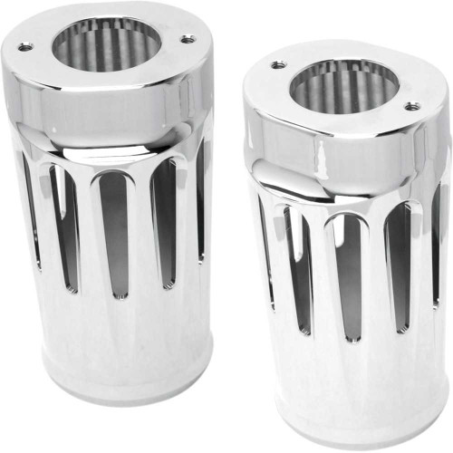 ARLEN NESS 20012 Arlen Ness Fork Boot Covers - Chrome - Deep Cut - Flhtd 20-012