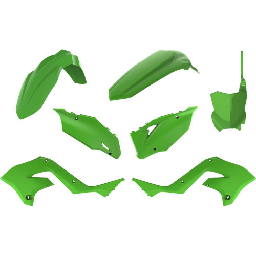 POLISPORT 90933 Polisport Restyled Body Kit - Oem Green - Kx 125/250 90933