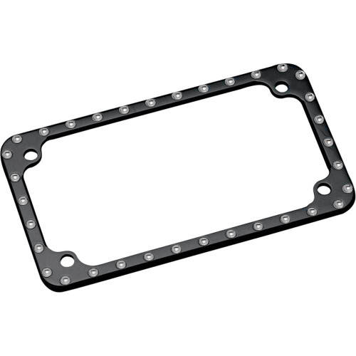 COVINGTONS C1265B Covingtons Frame - License Plate Machined Diamond-Edge - Black C1265-B