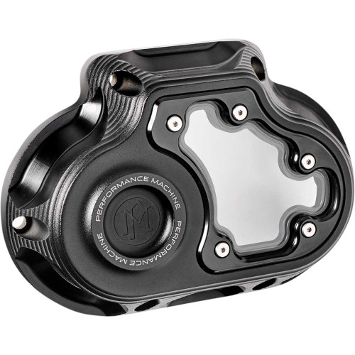 PERFORMANCE MACHINE (PM) 01772081MSMB Performance Machine (Pm) Transmission Cover - Black Ops - M8 Softail 0177-2081M-Smb