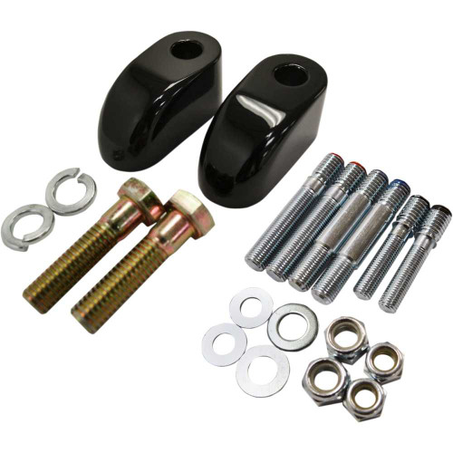 BARON BA741601B Baron Risers - Pullback - Extension - 1" - Black Ba-7416-01B