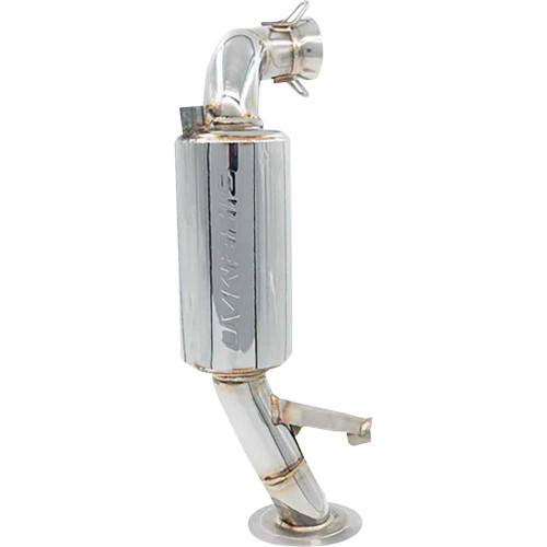 BIKEMAN PERFORMANCE 02330PLSS Powder Lite Slip-On Muffler - Stainless Steel 02-330Pl-Ss