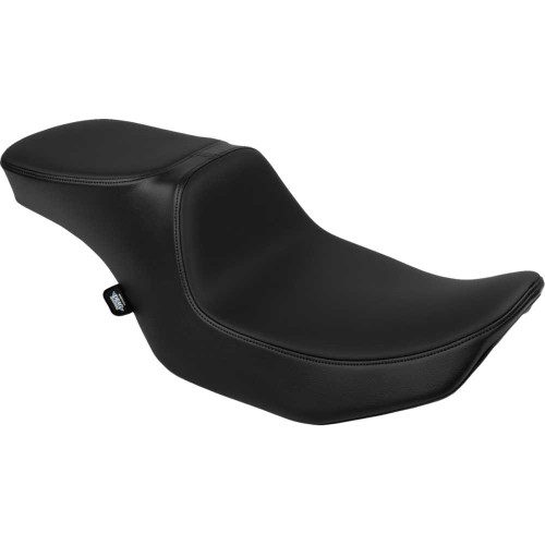 DRAG SPECIALTIES 0801-1951 Predator 2-Up Seat - Solar Leather - Smooth - W/O Backrest - Fltr/Flhx '23-'24