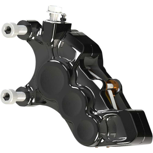 ARLEN NESS 02215 Arlen Ness 6-Piston Caliper - Front Left - Black - 11.8" 02-215