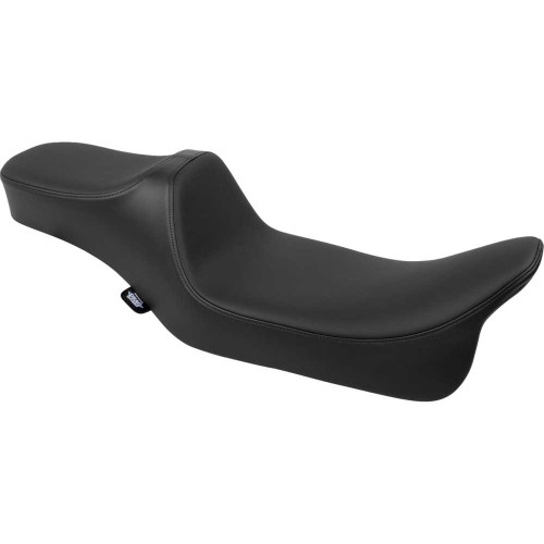 DRAG SPECIALTIES 0801-1926 Predator Iii Seat - Extended Reach - Smooth - Black Solar Leather - Flh/Flt '08-'24