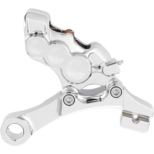 ARLEN NESS 02302 Arlen Ness 6-Piston Caliper - Rear - Chrome - 11.8" 02-302