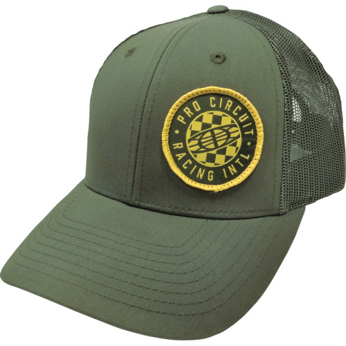 Pro Circuit Pro Circuit Global Checked Hat - Olive - One Size 6720105