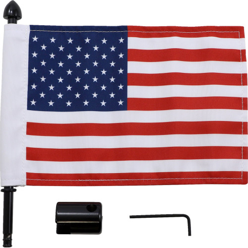 Pro Pad Square Sissy Bar Rack Flag Mount - 6" X 9" Brfm-Sq