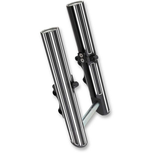 ARLEN NESS 40521 Arlen Ness Fork Legs - Black Anodized - Hot Legs - Custom Single Disc - 10-Gauge 40-521