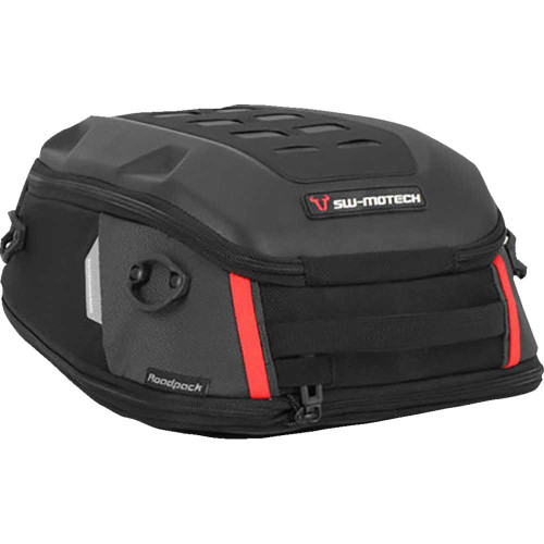 SW-MOTECH BCHTA0030730000 Pro Roadpack Tail Bag - 8 To 14 Liter - Black/Anthracite Bc.Hta.00.307.30000