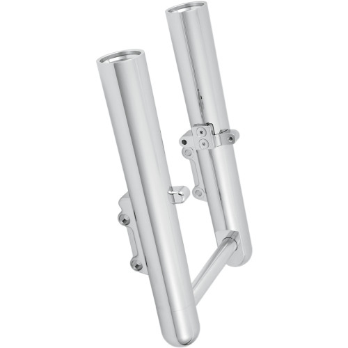 Arlen Ness Fork Legs - Chrome - Smooth - Dual Disc - '00-'07 Flt 06-503