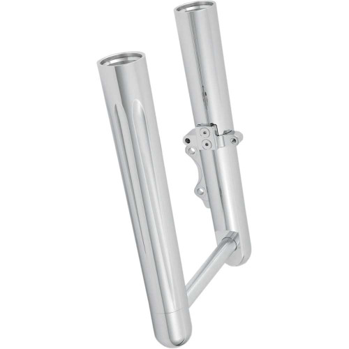 ARLEN NESS 06512 Arlen Ness Fork Legs - Chrome - Deep Cut - Dual Disc - Deep Cut - '00-'07 Flt 06-512
