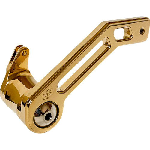 PRO-ONE PERF.MFG. 500773TIN Pro-One Perf.Mfg. Touring T-Rex Shorty Brake Arm - Gold - '14-'22 Fl 500773Tin