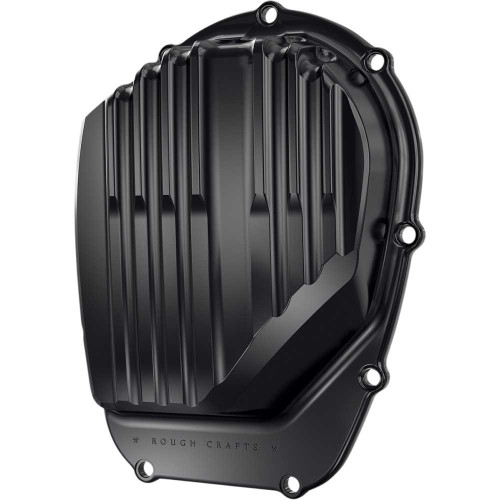 ROUGH CRAFTS RC610002 Rough Crafts Cam Cover - Black - Grooved Rc-610-002