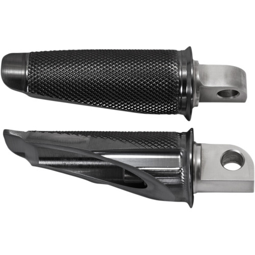 Speed Merchant Footpegs - Black Hdsp-1