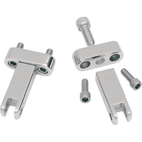 Drag Specialties Passenger Peg Mounts - Chrome - Flh/Flt Drag Specialties Passenger Peg Mounts - Chrome - Flh/Flt