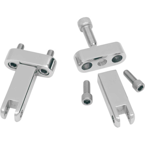 DRAG SPECIALTIES DS-243659 Drag Specialties Passenger Peg Mounts - Chrome - Flh/Flt