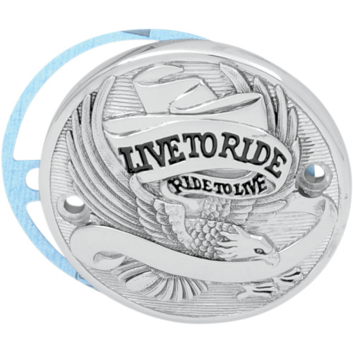 Drag Specialties Points Cover - Chrome/Black