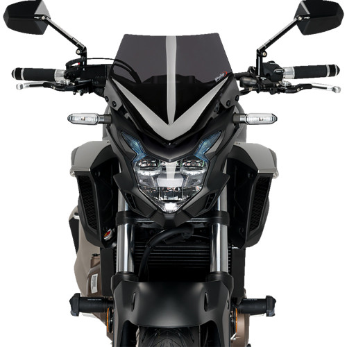 Puig Hi-Tech Parts New Generation Sport Windshield - Dark Smoke - Cb500F 21412F