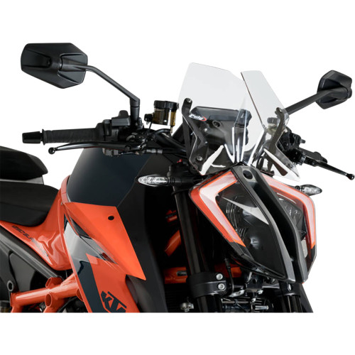 Puig Hi-Tech Parts New Generation Windscreen - 10-1/2" - Clear - 1290 Super Duke R 20425W