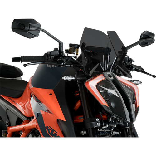 Puig Hi-Tech Parts New Generation Windscreen - 10-1/2" - Dark Smoke - 1290 Super Duke R 20425F