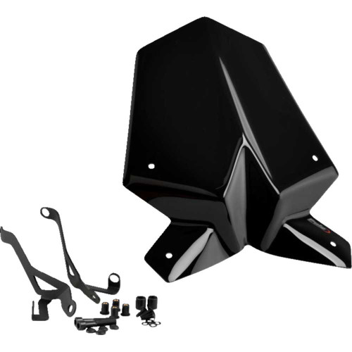 PUIG HI-TECH PARTS 20461N Puig Hi-Tech Parts New Generation Windscreen - 16-1/4" - Black - 1290 Super Duke R 20461N