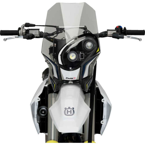 PUIG HI-TECH PARTS 20548W Puig Hi-Tech Parts Rally Windshield - 18-1/8" - Clear - Husqvarna 20548W