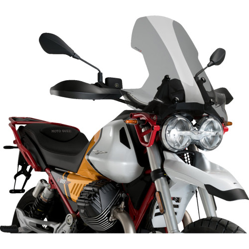 Puig Hi-Tech Parts Touring Windscreen - 18-3/4" - Smoke - Moto Guzzi 21176H
