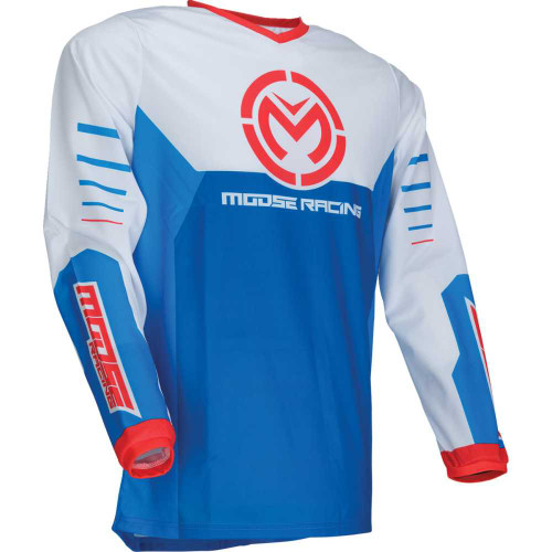 MOOSE RACING 29108179 Qualifier Jersey - Red/White/Blue - 2Xl 2910-8179