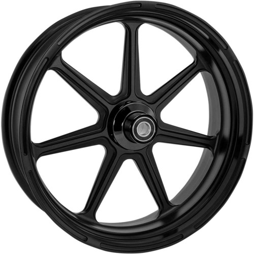 RSD 12697814RMRSSMB Rsd Wheel - Morris - Rear - Single Disc/With Abs - Black Ops - 18X5.5 - 09+ Flt 12697814Rmrssmb